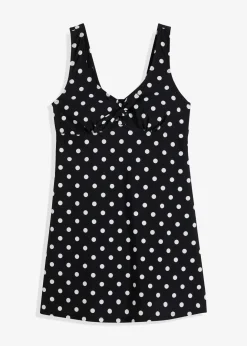 Damen bonprix Nachhaltigere Materialien|Bademode·Bedeckende Bademode|Badekleid mit breiten Trägern