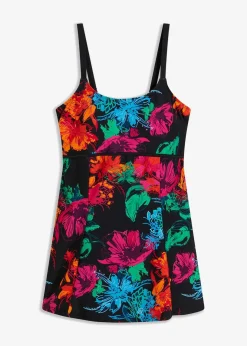 New Badekleid mit Rundhalsausschnitt Damen Nachhaltigere Materialien|Bedeckende Bademode
