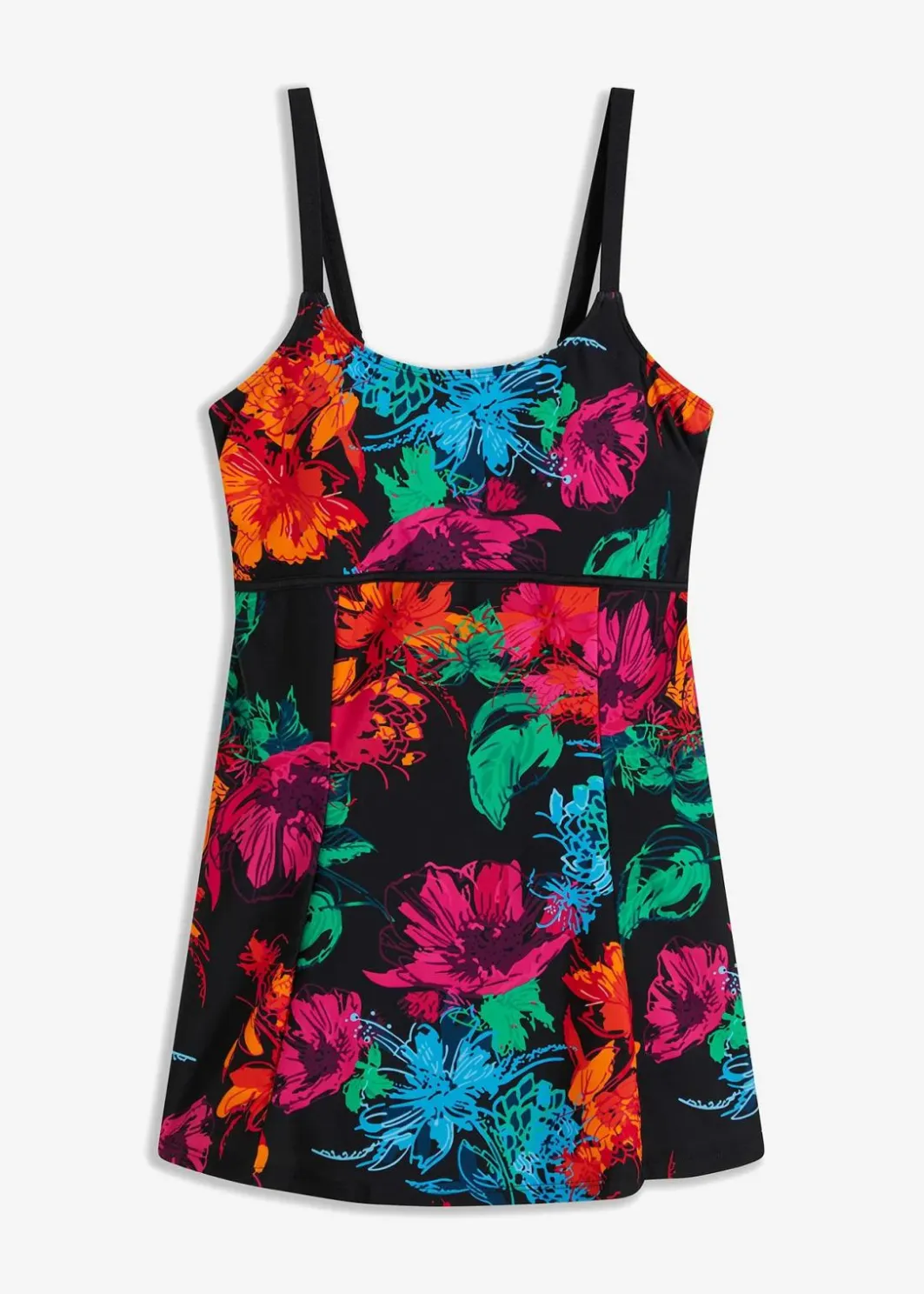 New Badekleid mit Rundhalsausschnitt Damen Nachhaltigere Materialien|Bedeckende Bademode