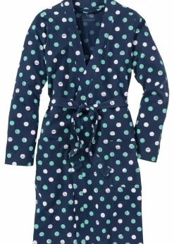 Damen bonprix Wäsche·Bademäntel|Nachhaltigere Materialien|Bademantel aus Bio-Baumwolle