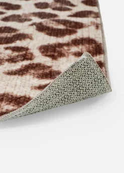 Badematte mit Leoprint Badematten