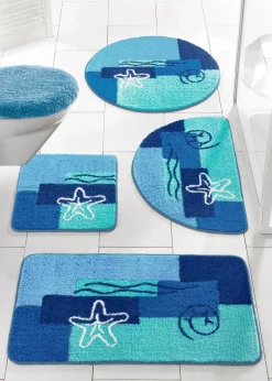 Best Badematte mit maritimen Motiven Badematten