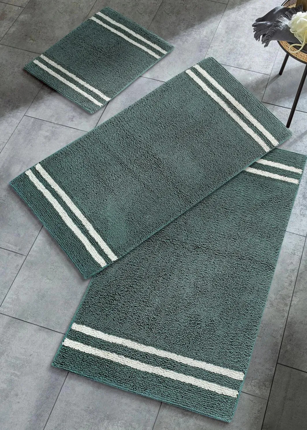 Discount Badematte mit modernem Design Badematten