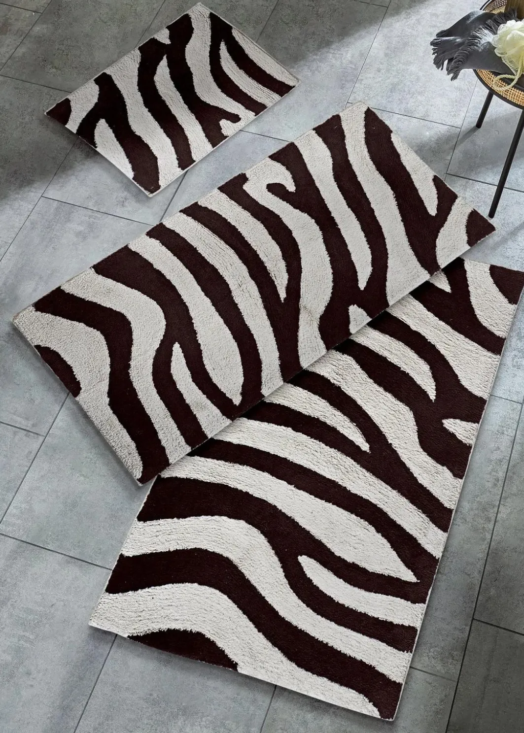 bonprix Badematten|Badematte mit Zebra- Muster