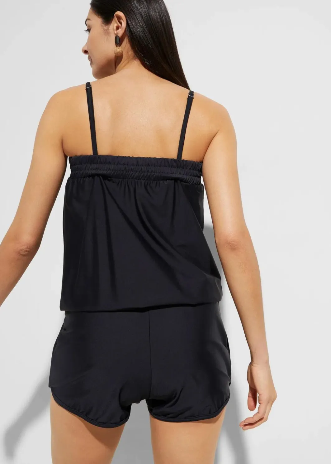 Damen bonprix Bademode·Badeanzüge|Bademode·Bedeckende Bademode|Badeoverall mit Innenslip