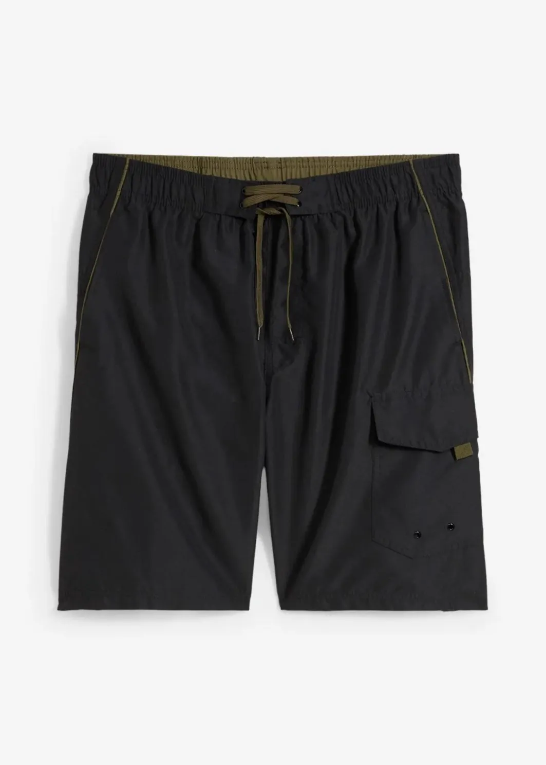 Herren bonprix Große Größen|Badehosen|Badeshorts mit seitlicher Tasche