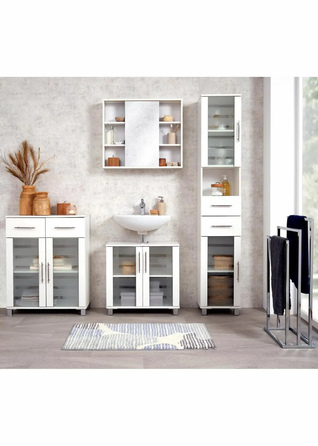 New Badezimmer Hochschrank Badmöbel