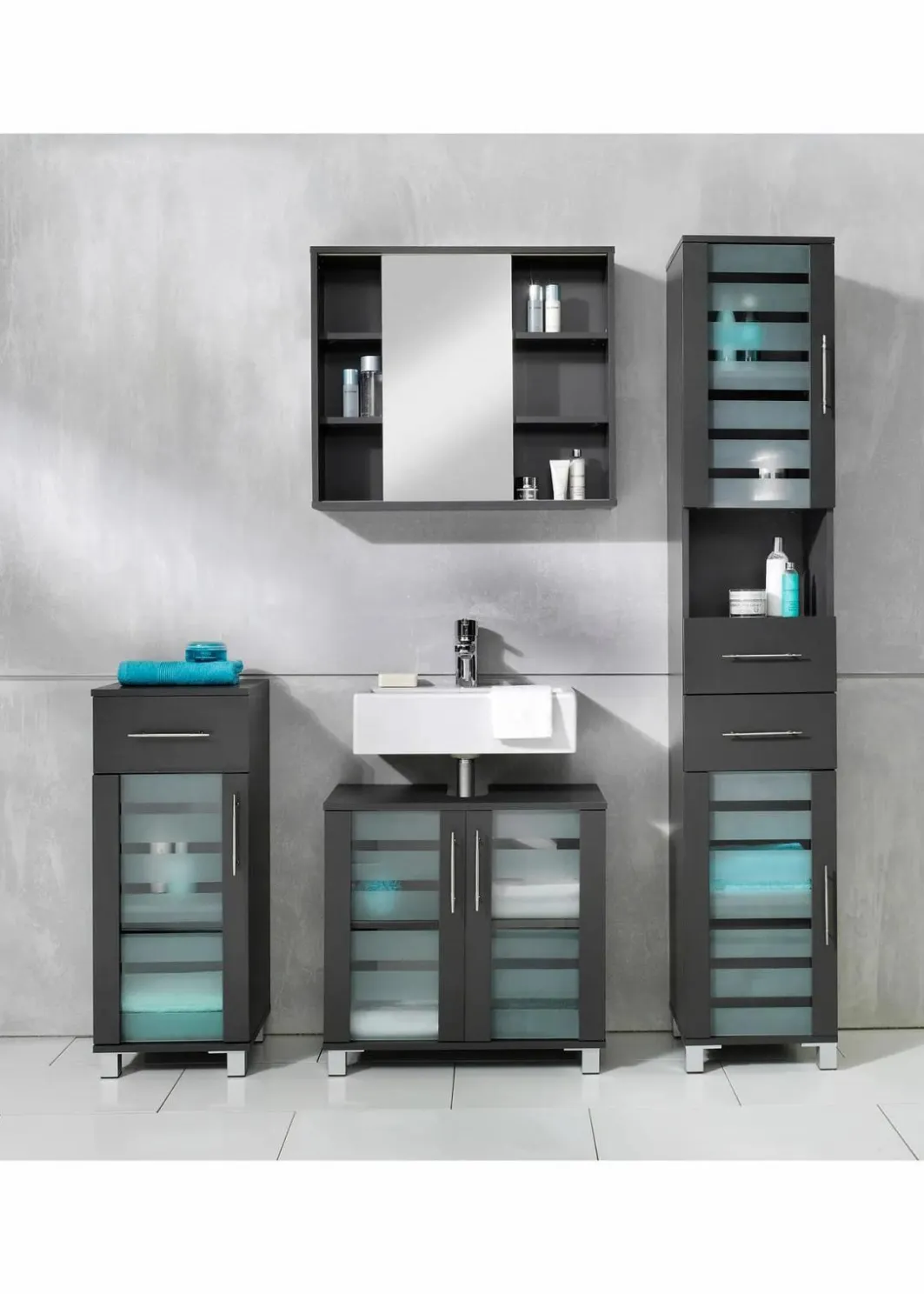 bonprix Badmöbel|Badezimmer Schrank stehend