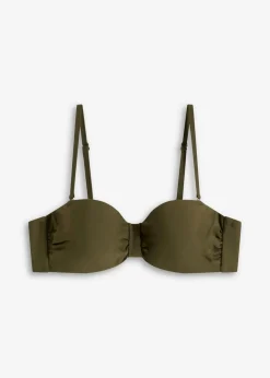 Damen bonprix Große Cups D-F|Nachhaltigere Materialien|Balconette Bikini Oberteil
