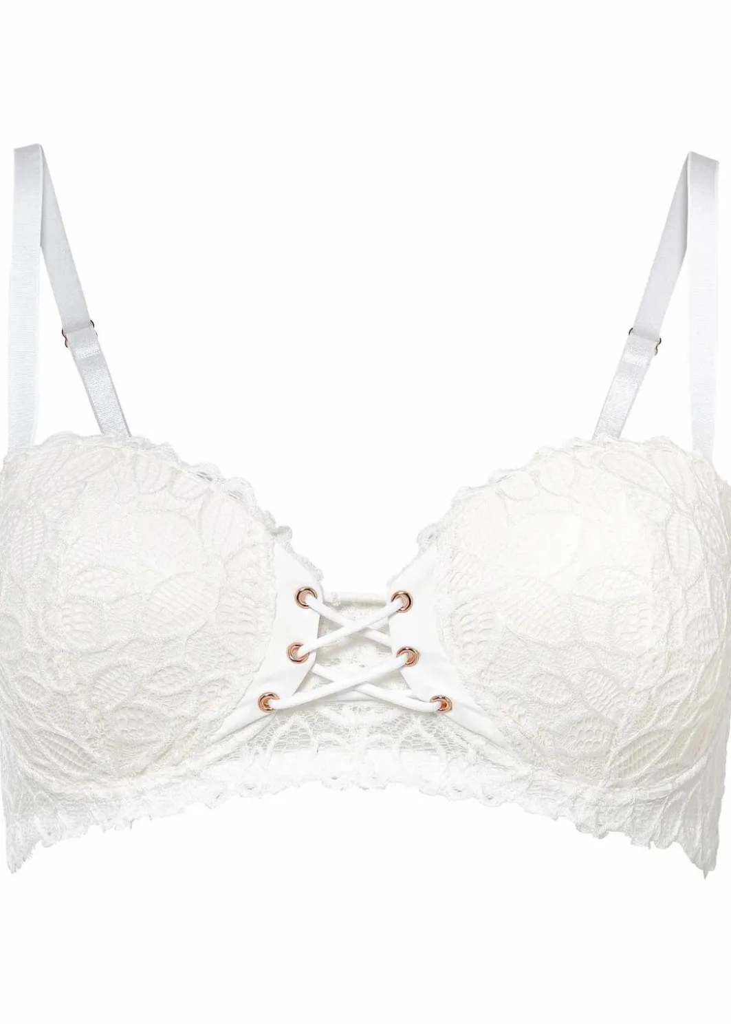 New Balconette-BH aus feiner Spitze Damen Große Cups D-H|Nachhaltigere Materialien