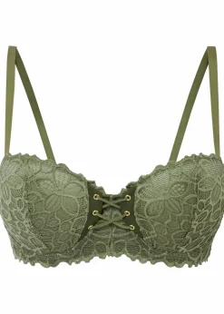 Damen bonprix Große Cups D-H|Nachhaltigere Materialien|Balconette-BH aus feiner Spitze