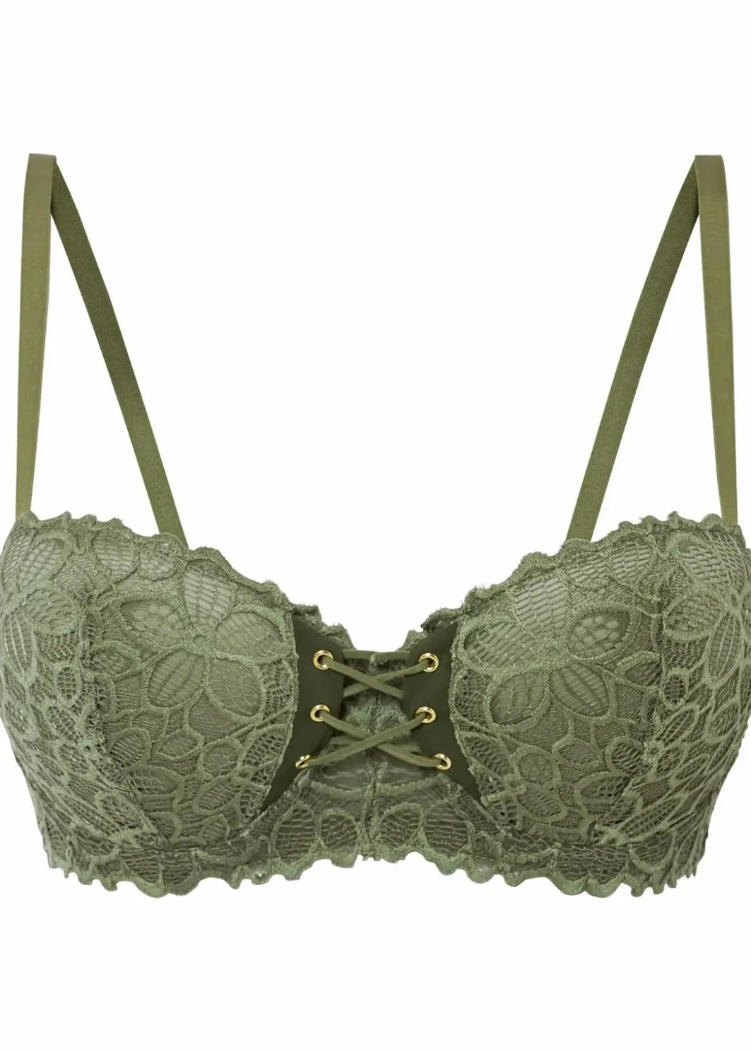 Damen bonprix Große Cups D-H|Nachhaltigere Materialien|Balconette-BH aus feiner Spitze