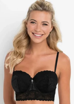 Damen bonprix Große Cups D-H|Nachhaltigere Materialien|Balconette-BH aus Spitze