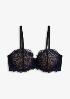 Damen bonprix Große Cups D-H|Nachhaltigere Materialien|Balconette-BH aus zarter Eyelash Spitze