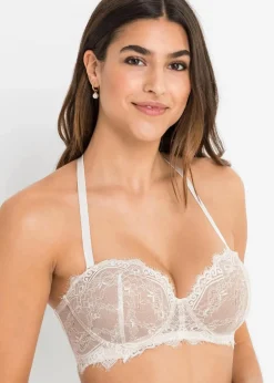 Damen bonprix Große Cups D-H|Bhs|Balconette-BH aus zarter Spitze