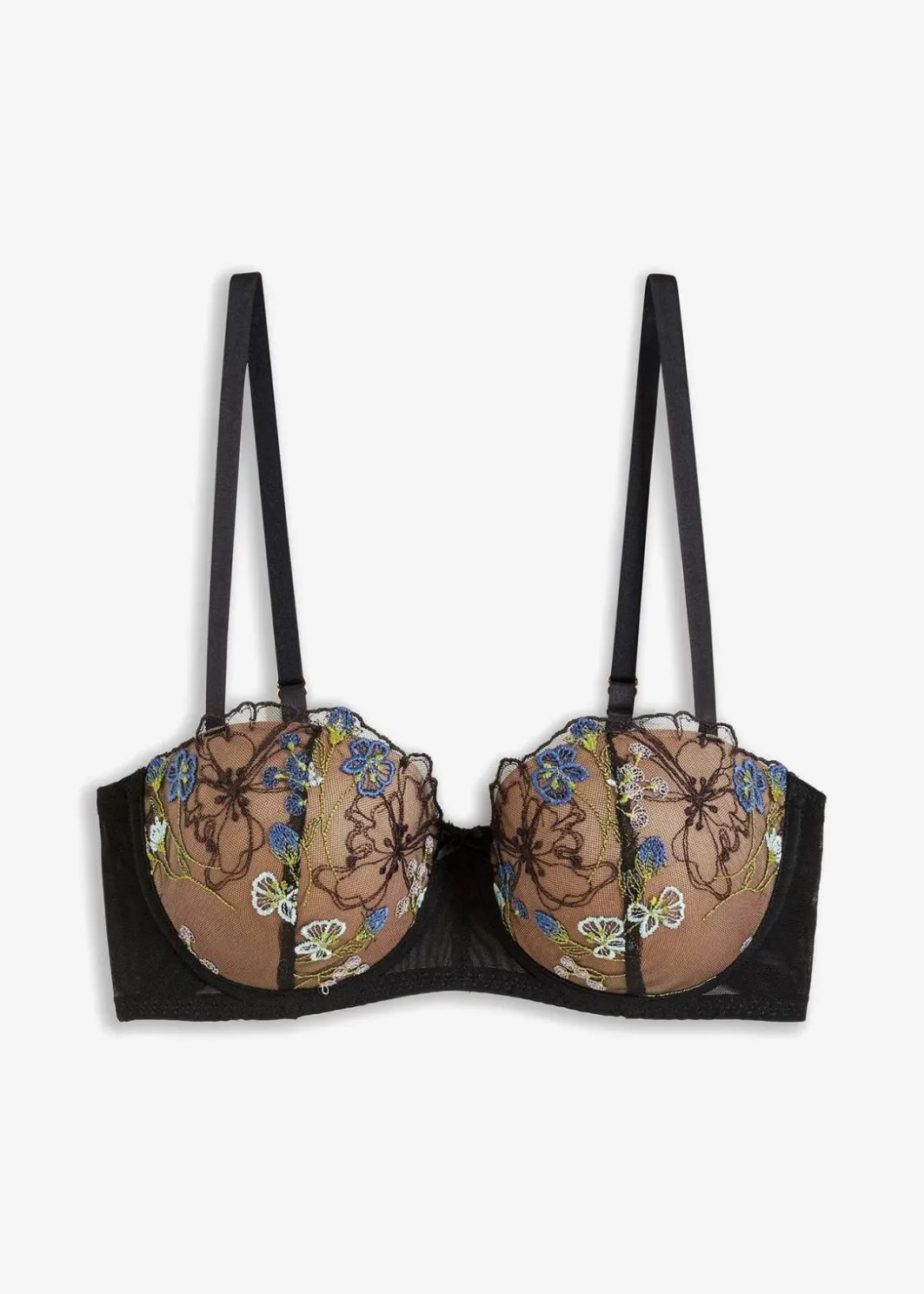 Balconette-BH mit edler Stickerei Damen Wäsche·Dessous|Wäsche·Große Cups D-H