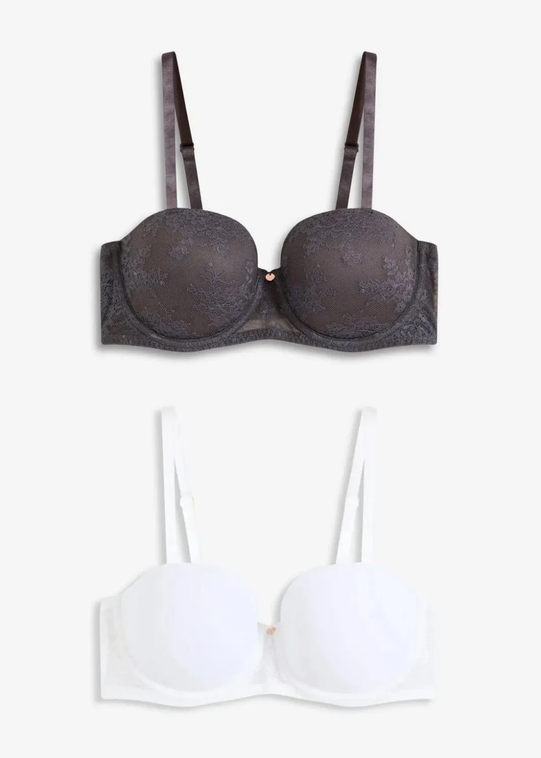Outlet Balconette-BH mit zarter Spitze (2er Pack) Damen Wäsche·Dessous|Wäsche·Große Cups D-H