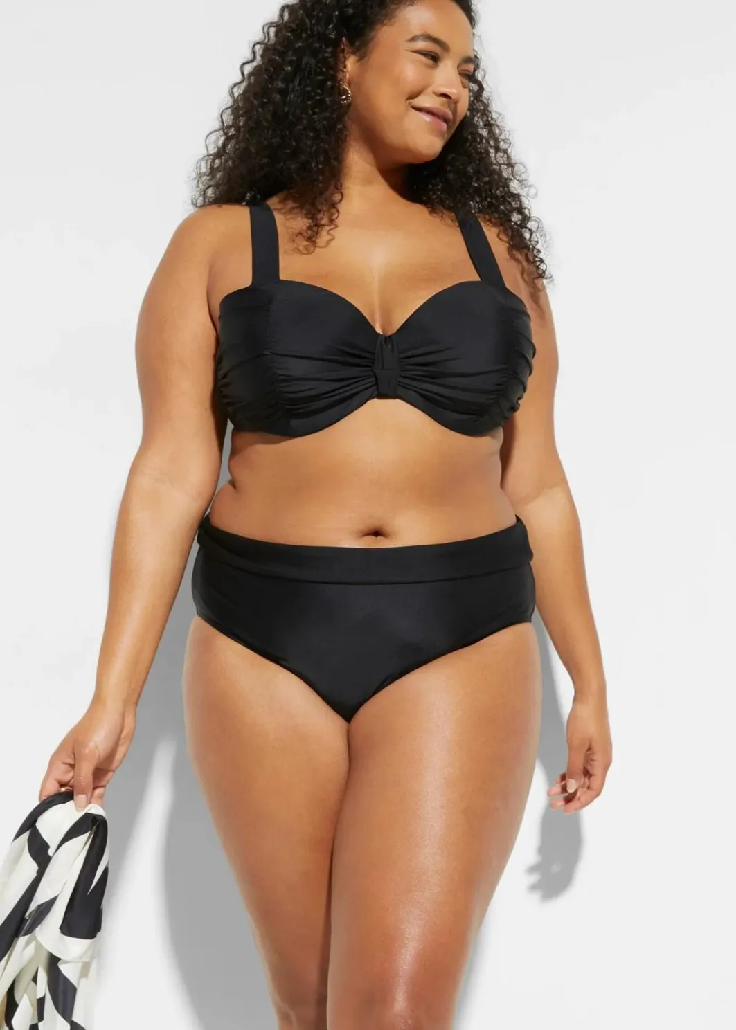 Damen bonprix Nachhaltigere Materialien|Bademode·Bikinis|Balconette-Bikini mit gepolsterten Trägern (2-tlg.Set)