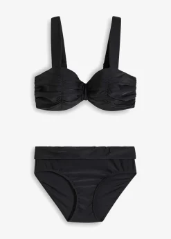 New Balconette-Bikini mit gepolsterten Trägern (2-tlg.Set) Damen Große Cups D-F|Nachhaltigere Materialien