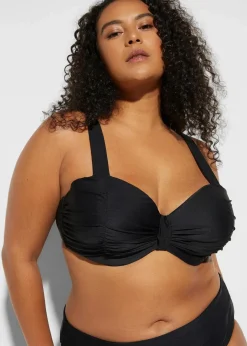 New Balconette-Bikini mit gepolsterten Trägern (2-tlg.Set) Damen Große Cups D-F|Nachhaltigere Materialien