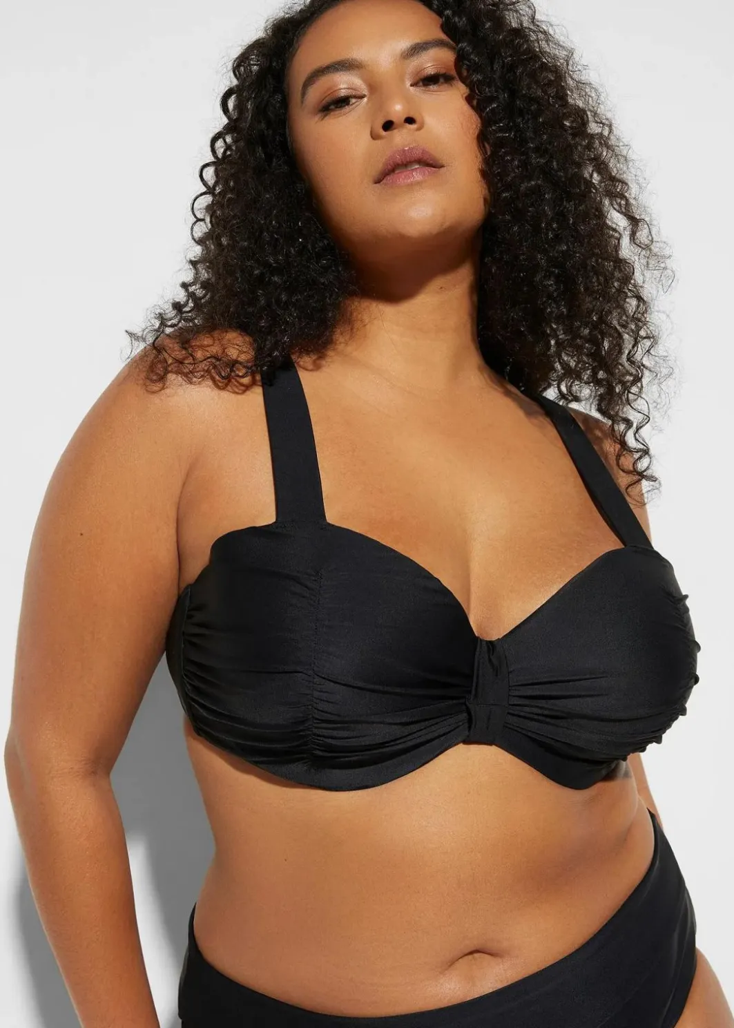 New Balconette-Bikini mit gepolsterten Trägern (2-tlg.Set) Damen Große Cups D-F|Nachhaltigere Materialien