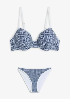 Damen bonprix Große Cups D-F|Nachhaltigere Materialien|Balconette-Bikini (2-tlg.Set)