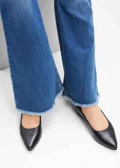 Ballerinas aus Leder Damen Sommerschuhe|Premium