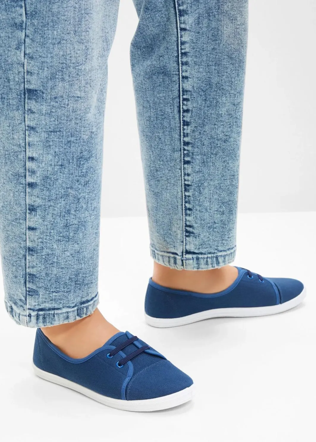 Damen bonprix Sommerschuhe|Ballerinas mit dekorativer Schnürung