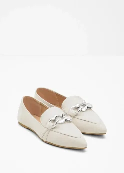 Damen bonprix Sommerschuhe|Ballerinas mit Kette
