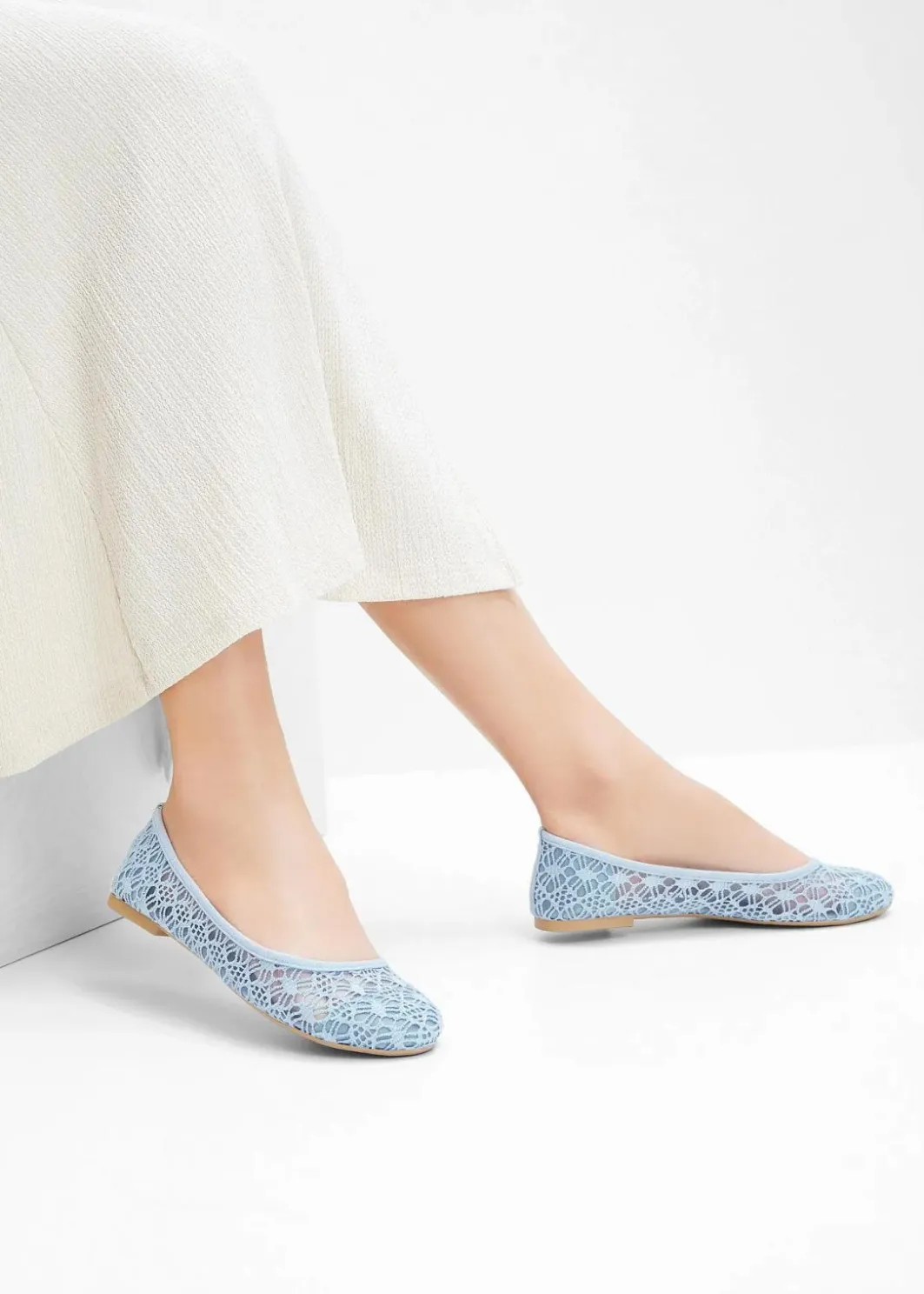 Outlet Ballerinas mit Spitze Damen Schuhe & Accessoires In Spezialgrößen·Schuhe In Übergröße|Sommerschuhe