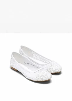 Damen bonprix Sommerschuhe|Schuhe & Accessoires In Spezialgrößen·Schuhe In Übergröße|Ballerinas mit Spitze