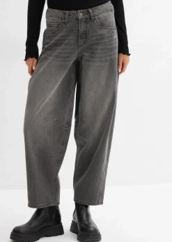 New Ballon-Jeans Mid Waist Damen Jeans|Bekleidung·Shirts & Tops