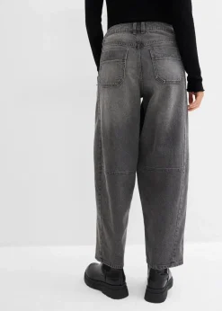 New Ballon-Jeans Mid Waist Damen Jeans|Bekleidung·Shirts & Tops