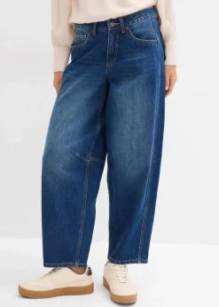 Sale Ballon-Jeans Mid Waist Damen Bekleidung·Shirts & Tops|Jeans