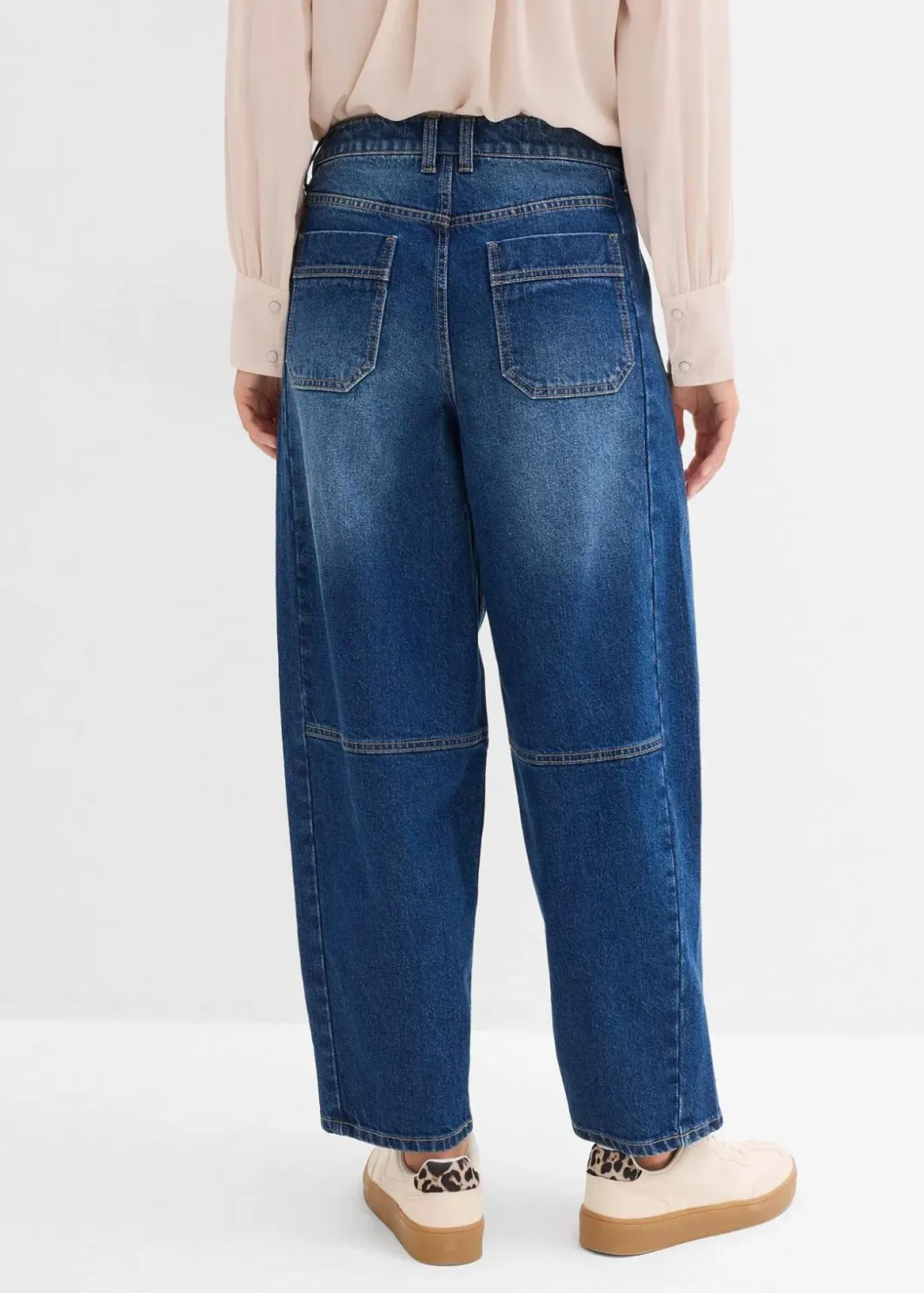Sale Ballon-Jeans Mid Waist Damen Bekleidung·Shirts & Tops|Jeans