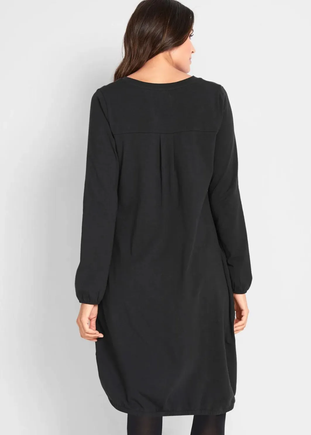 New Ballonkleid aus Baumwoll-Mix Damen Bekleidung·Pullover & Strickjacken|Kleider