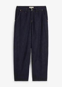 Damen bonprix Jeans|Balloon Jeans Mid Waist, cropped