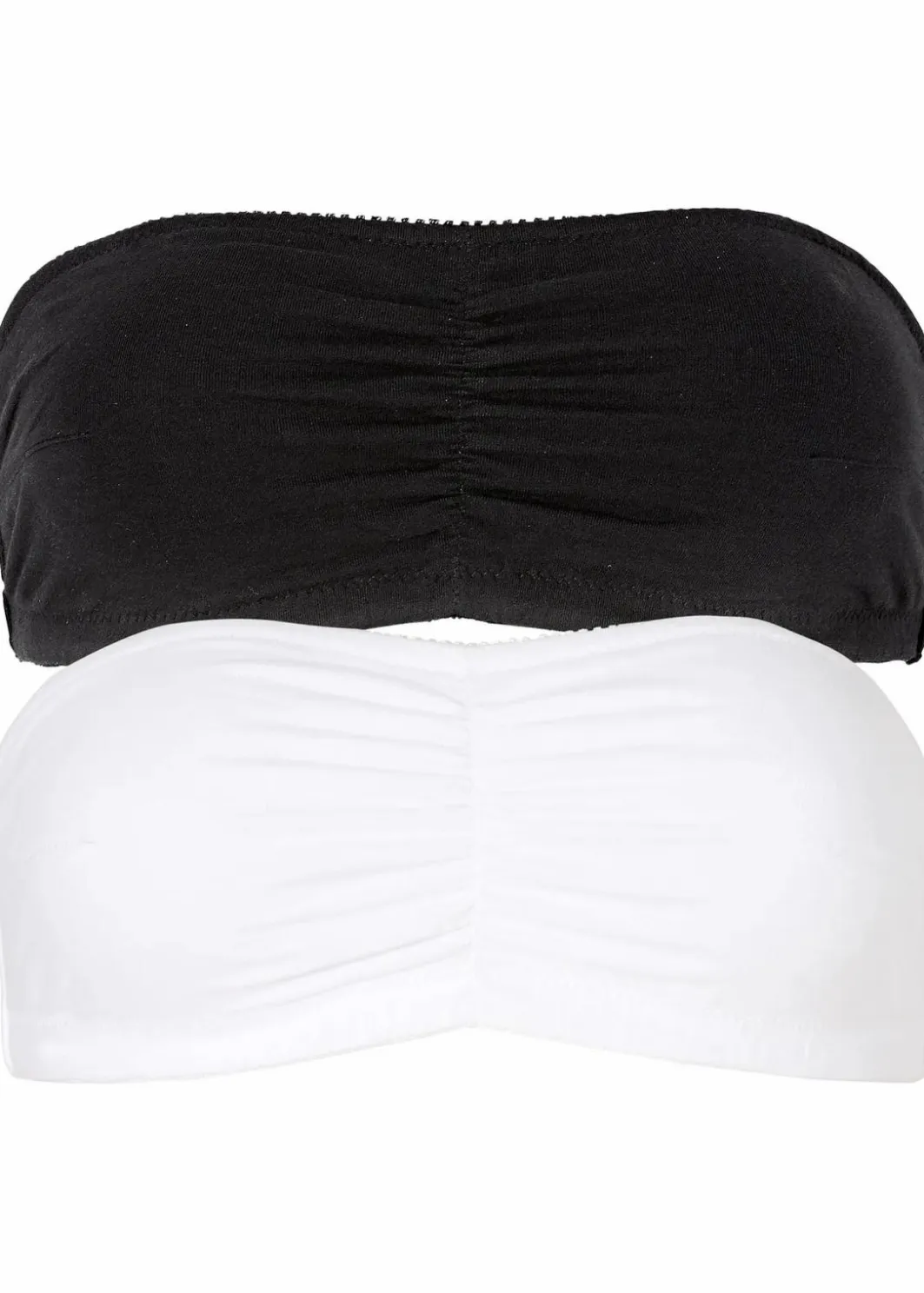 Damen bonprix Nachhaltigere Materialien|Bhs|Bandeau BH (Cup A und B) mit Bio-Baumwolle (2er Pack)