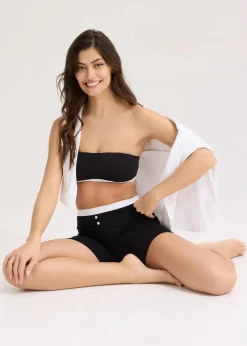 Damen bonprix Nachhaltigere Materialien|Bhs|Bandeau-BH mit Bio-Baumwolle (2er Pack)