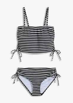 Bandeau-Bikini mit abnehmbaren Trägern (2-tlg.Set) Damen Nachhaltigere Materialien|Bademode·Bikinis