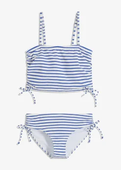 Damen bonprix Nachhaltigere Materialien|Bikinis|Bandeau-Bikini mit abnehmbaren Trägern (2-tlg.Set)