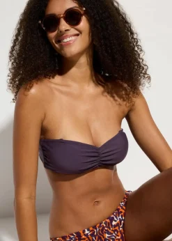 Damen bonprix Nachhaltigere Materialien|Mix & Match|Bandeau-Bikinioberteil mit abnehmbaren Trägern