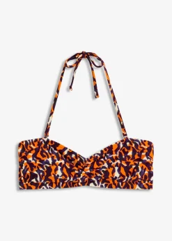 Outlet Bandeau-Bikinioberteil mit abnehmbaren Trägern Damen Nachhaltigere Materialien|Bademode·Bikinis