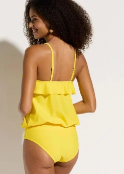 Damen bonprix Nachhaltigere Materialien|Tankinis|Bandeau-Tankini mit Multiway-Trägern (2-tlg.Set)