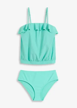 Damen bonprix Nachhaltigere Materialien|Bademode·Tankinis|Bandeau-Tankini mit Multiway-Trägern (2-tlg.Set)