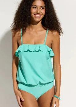Damen bonprix Nachhaltigere Materialien|Bademode·Tankinis|Bandeau-Tankini mit Multiway-Trägern (2-tlg.Set)