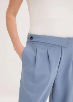 Barell-Hose mit Bundfalten Damen Bekleidung·Kleider|Hosen