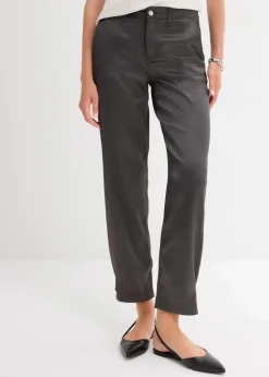 Damen bonprix Bekleidung·Kleider|Hosen|Barrel-Hose aus fließendem Satin
