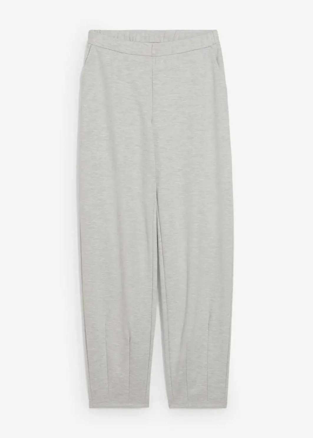 Online Barrelhose aus leicht glänzendem Viskose-Mix Damen Bekleidung·Kleider|Zweiteiler & Sets