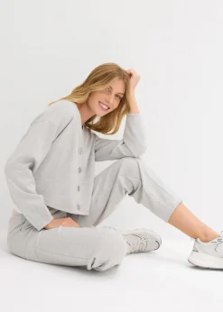 Online Barrelhose aus leicht glänzendem Viskose-Mix Damen Bekleidung·Kleider|Zweiteiler & Sets